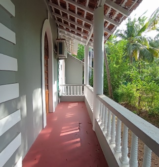 南果阿（ South Goa ）古迹寄宿家庭的空调卧室