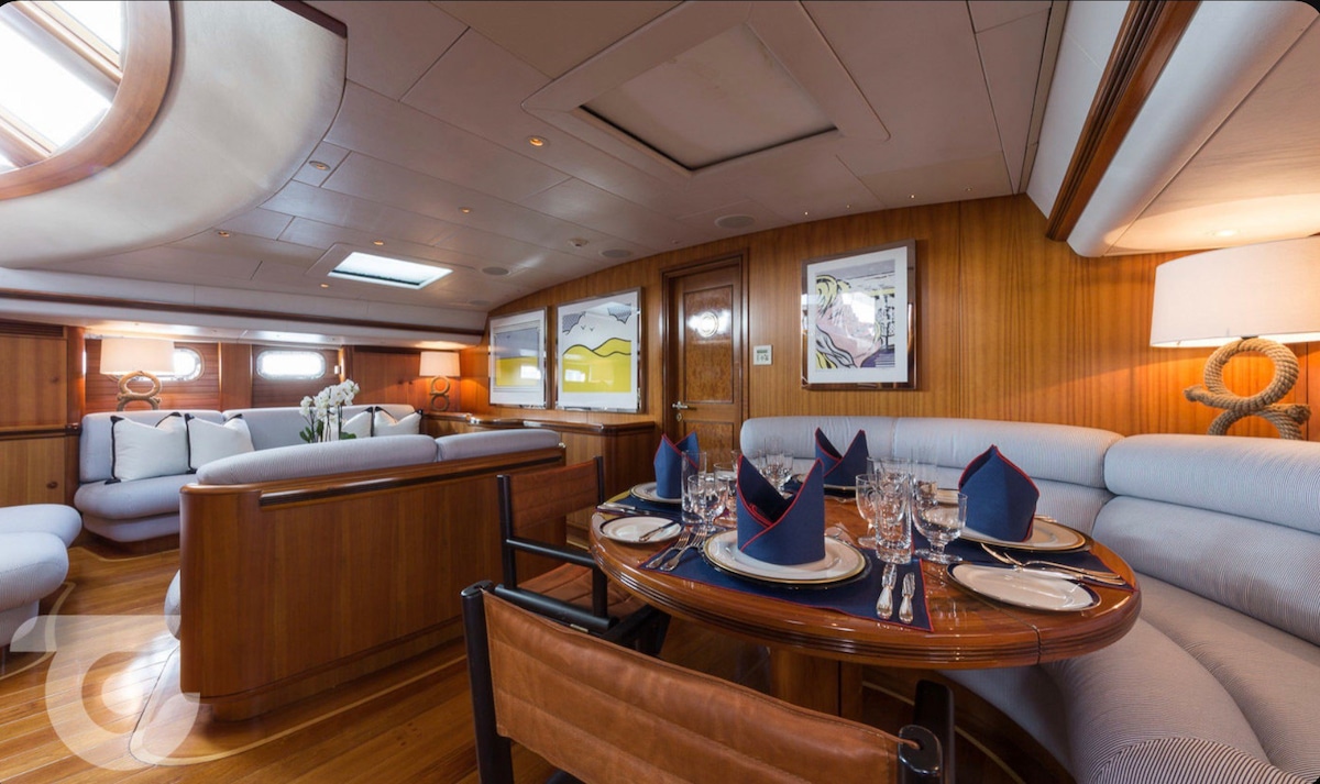 Luxurious Superyacht Queen Cabin