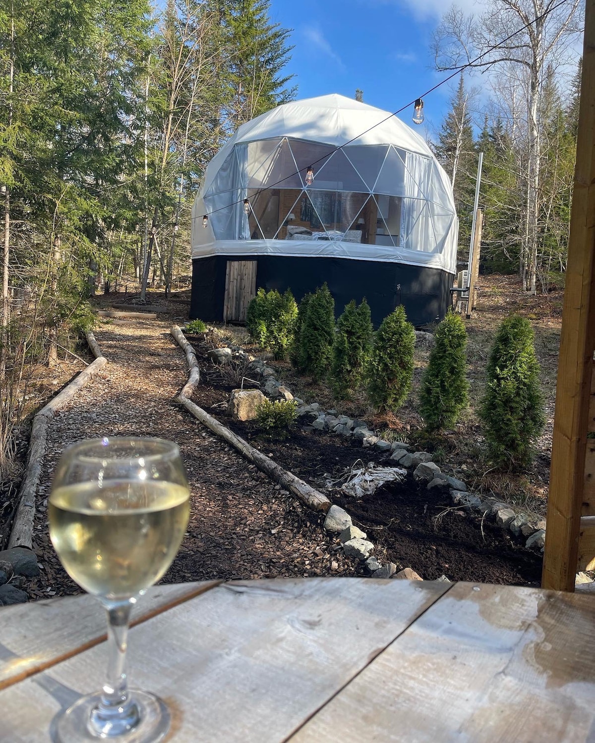 Sky View Dome with private hot tub