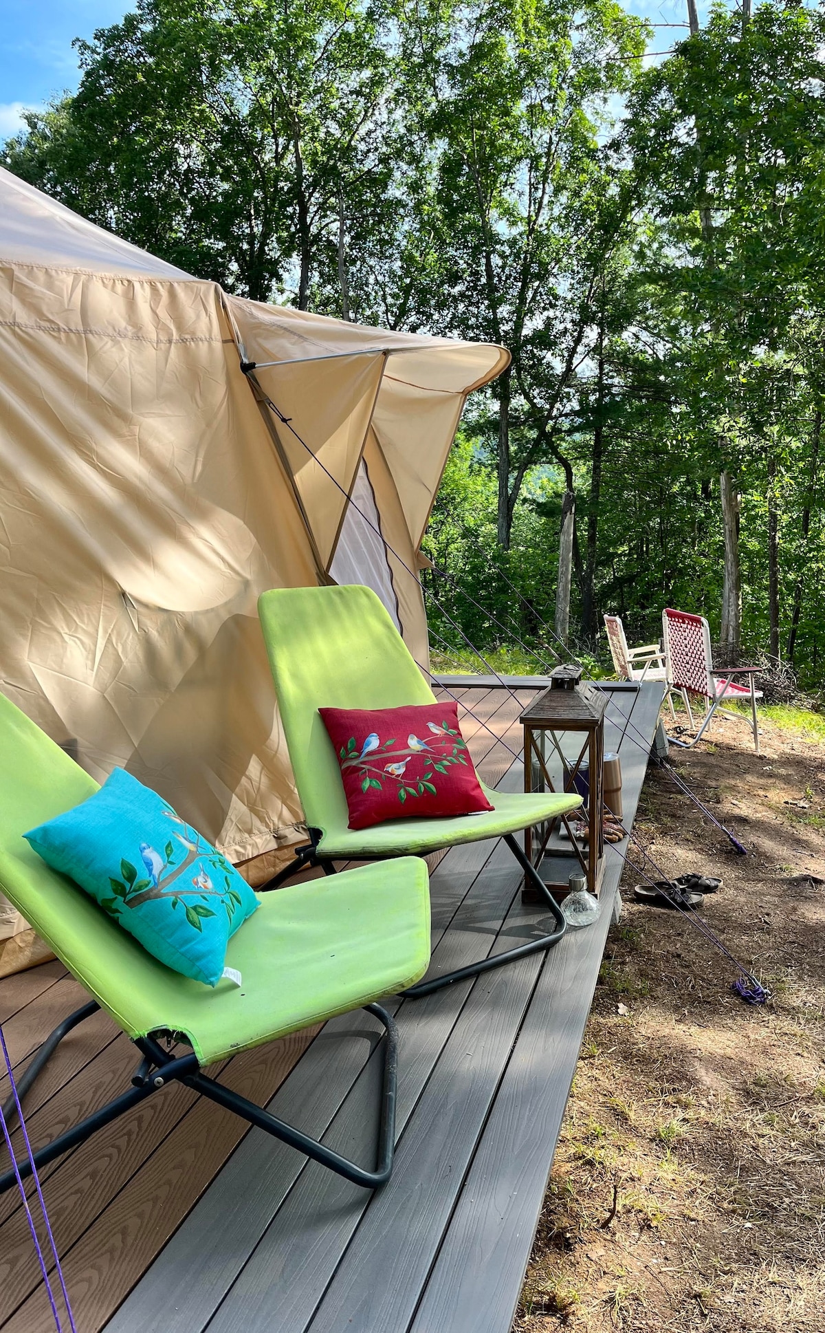 An unassuming glamping spot