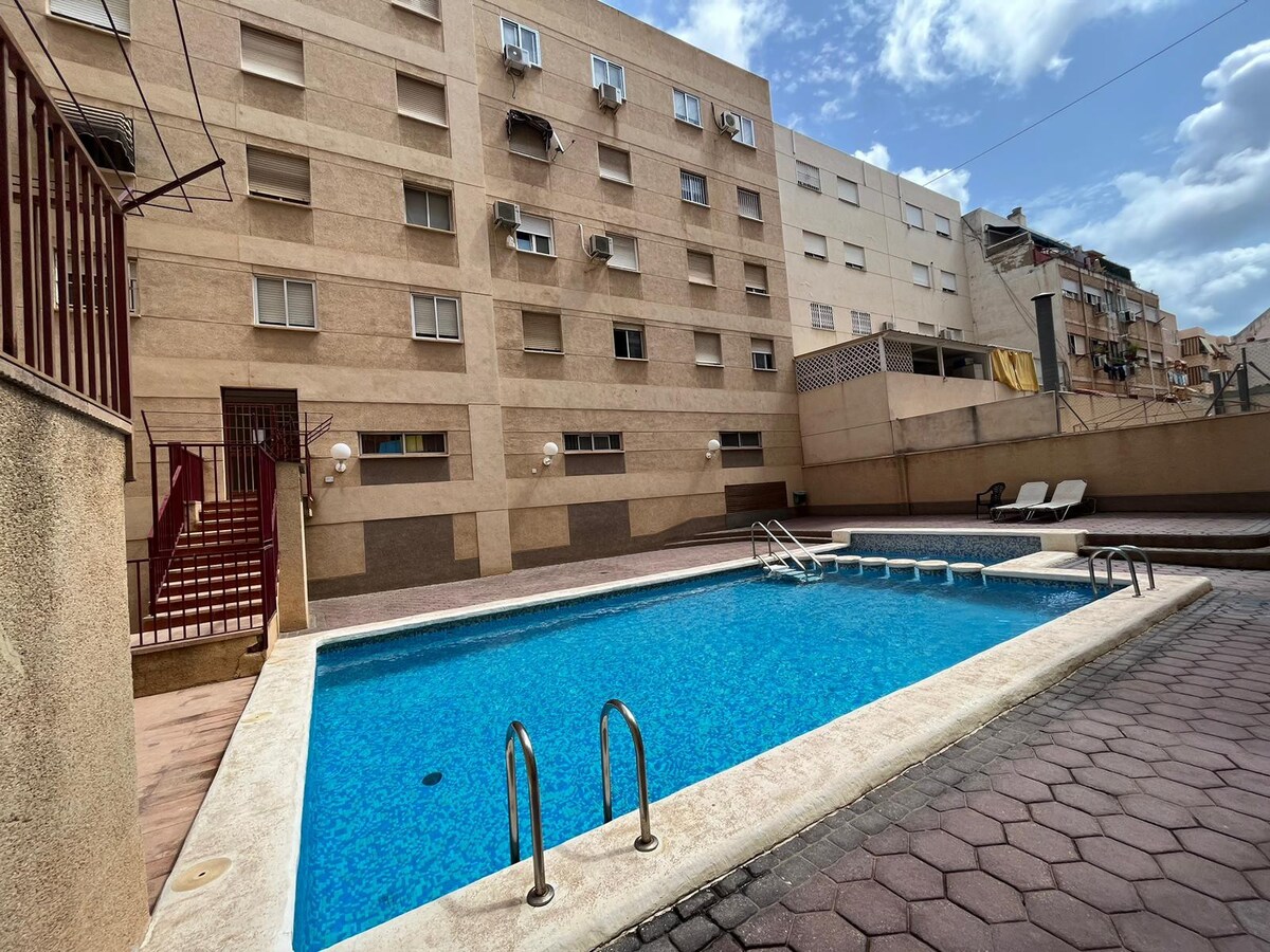 3-bedroom apartment with a swimming pool
