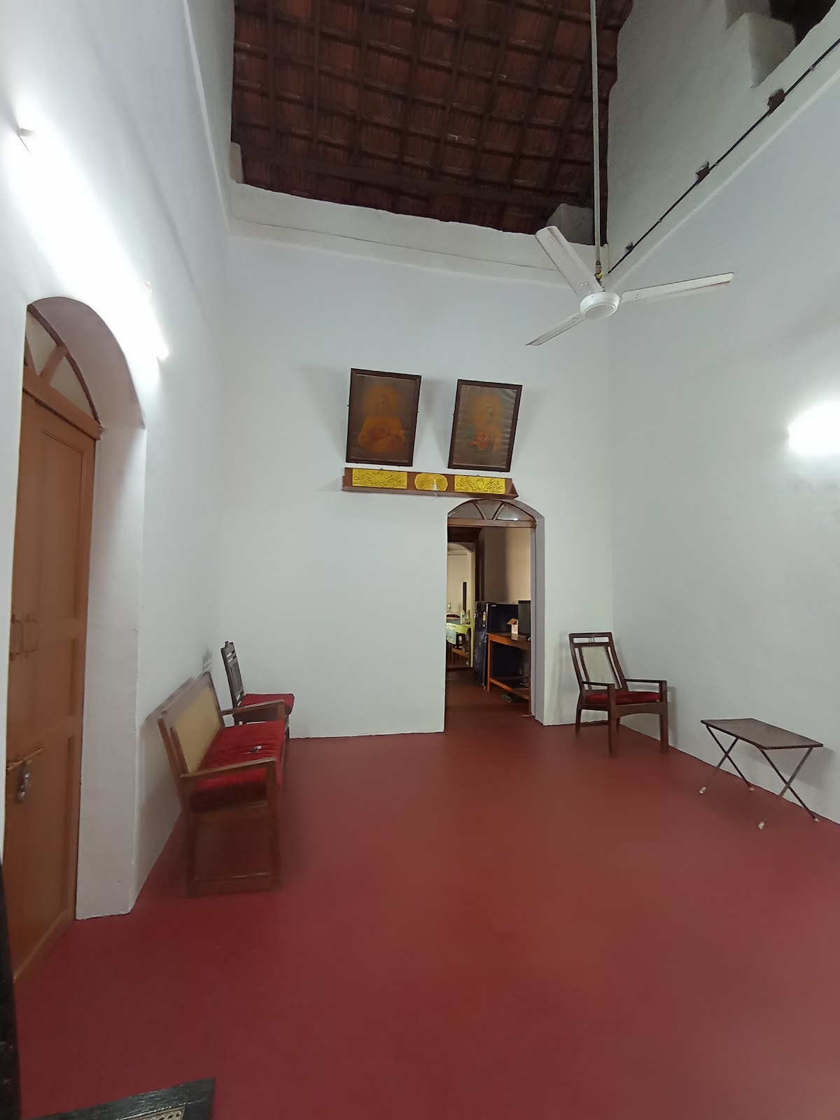 南果阿（ South Goa ）古迹寄宿家庭的空调卧室