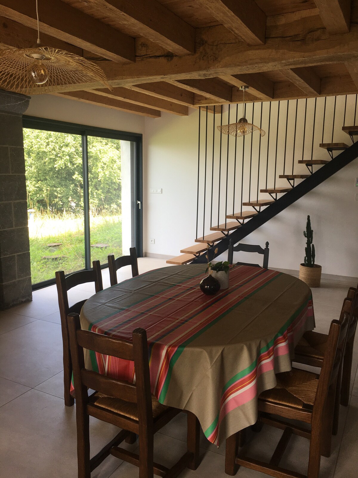 Maison avec vue sur les montagnes