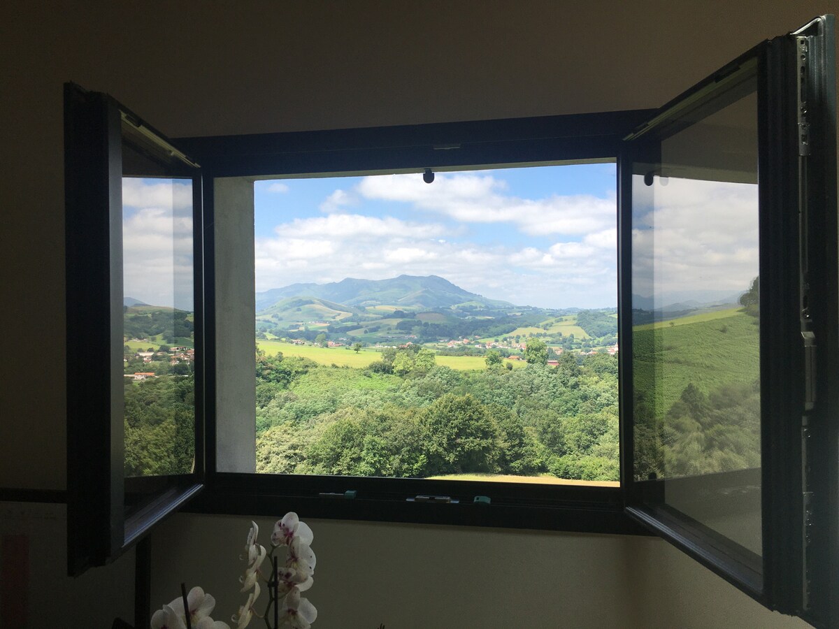 Maison avec vue sur les montagnes