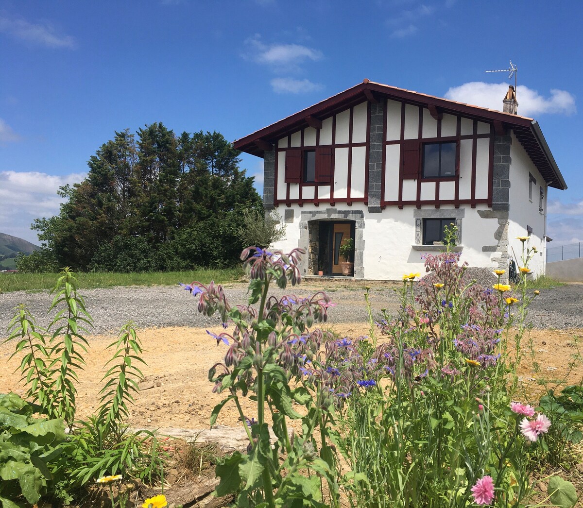 Maison avec vue sur les montagnes