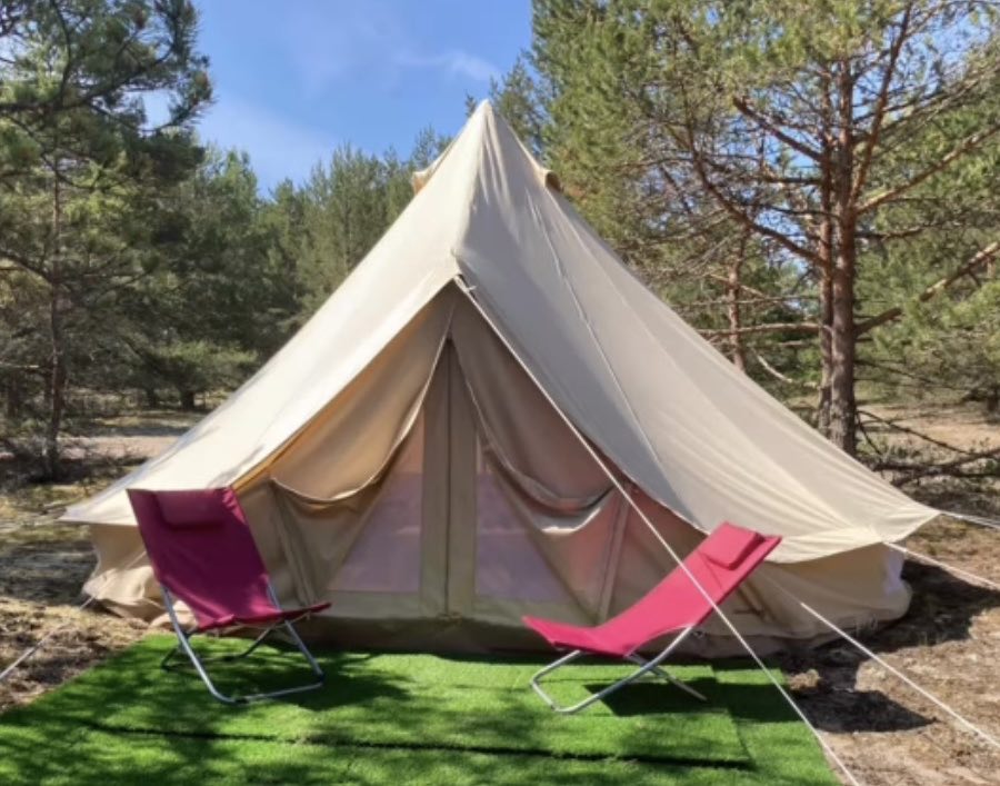 Kärka glamping Prangli saarel