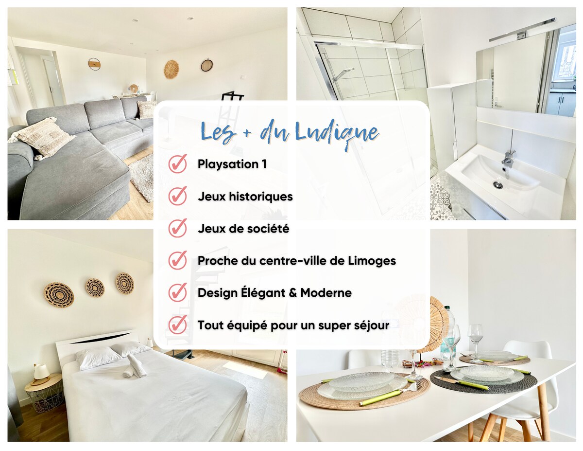 Le Ludique, modern and friendly duplex