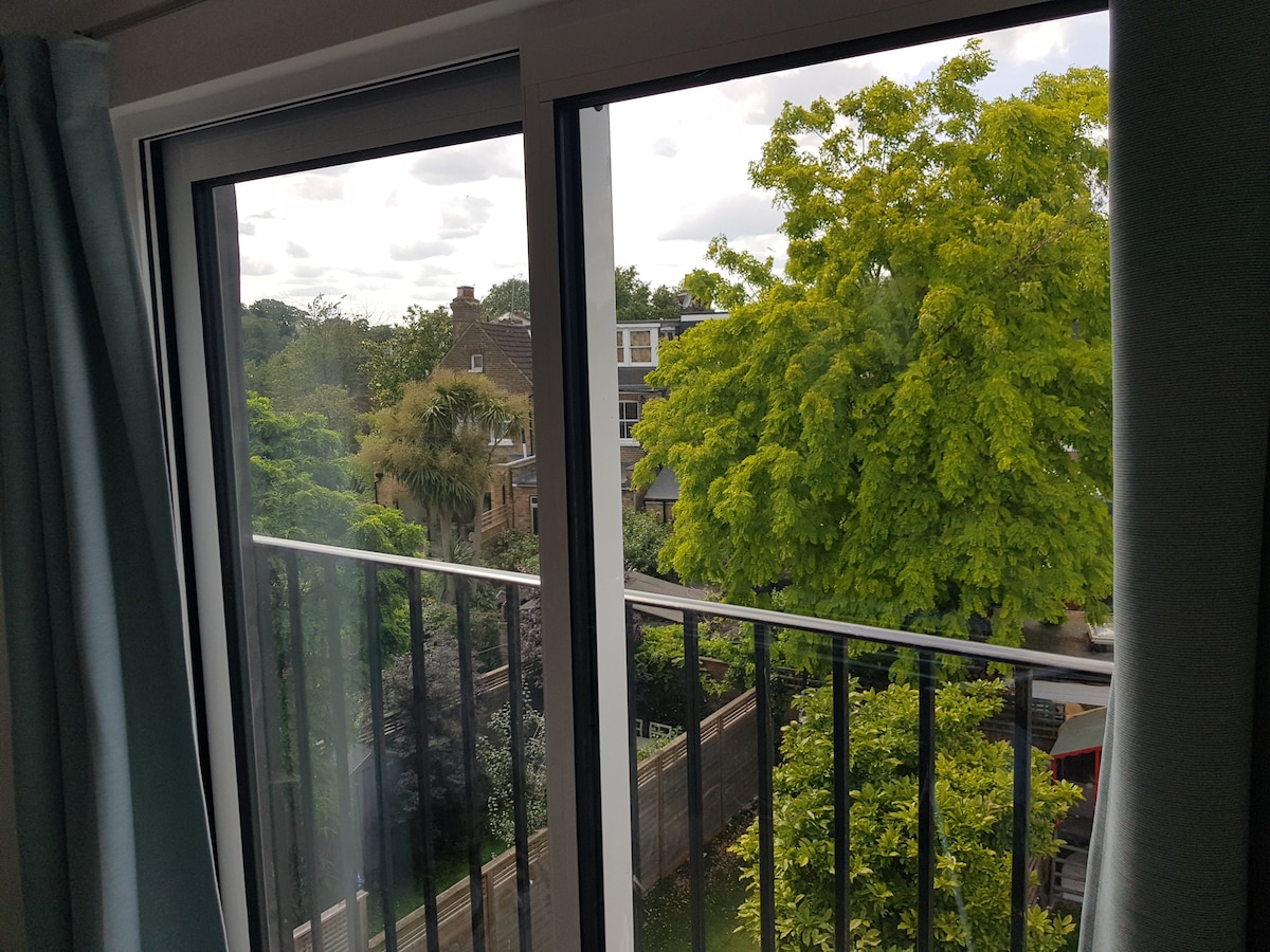Lofty river view in Chiswick