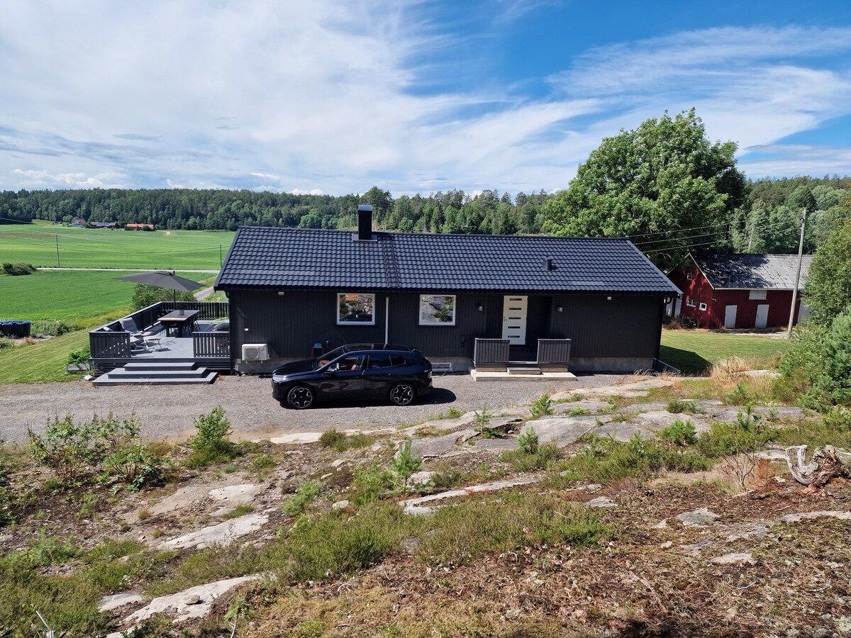 弗雷德里克斯塔德（ Fredrikstad ）的小型农场魅力，整套独栋家庭住宅