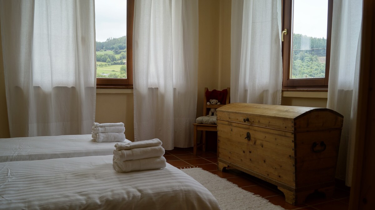 Elegante casa indiana en un idílico entorno rural