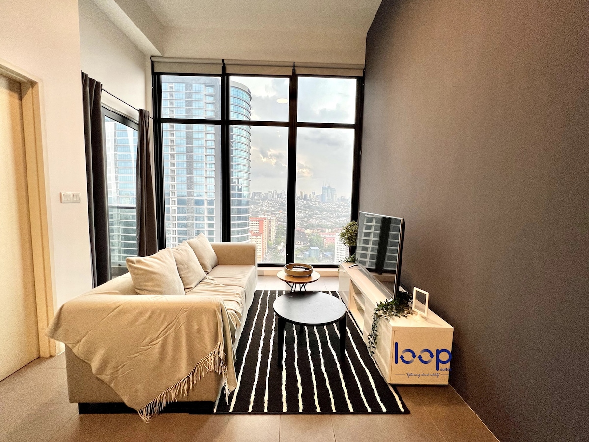 Studio Loft with City & Sunset View|KLSentral|EST