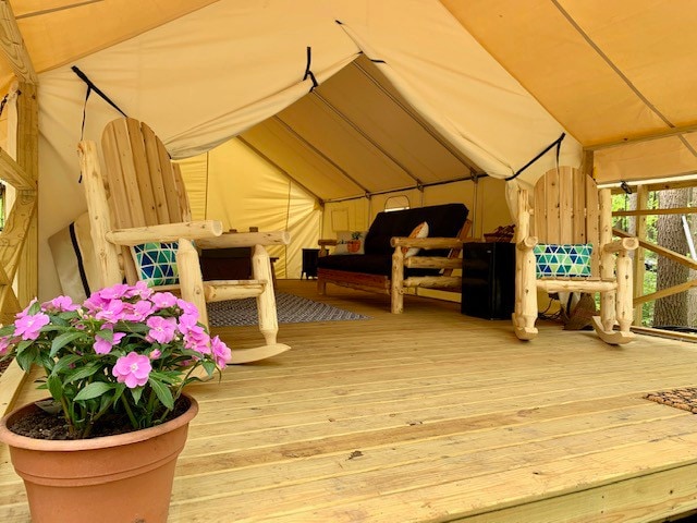 Rustic-chic Glamping Tent @ Coloma/St. Joseph KOA