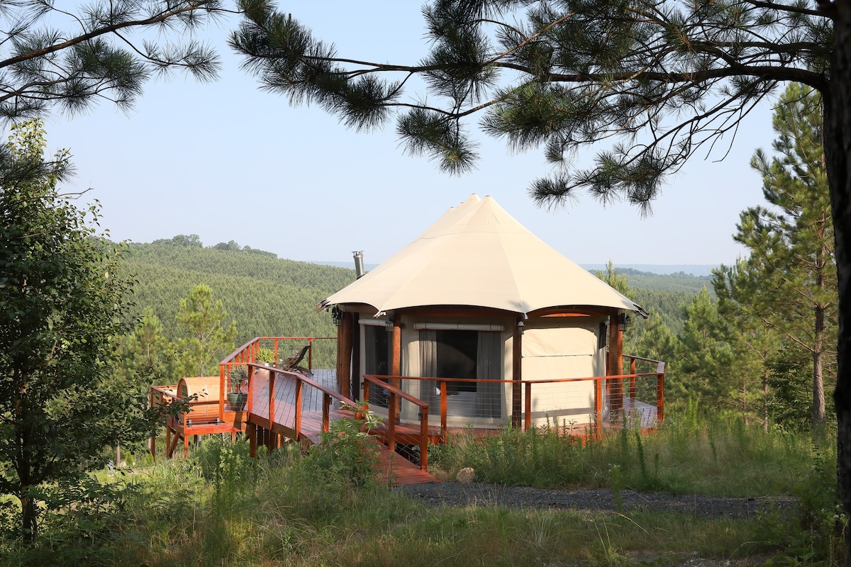 Sunset Grand tent 1 @Dunya Camp with private sauna