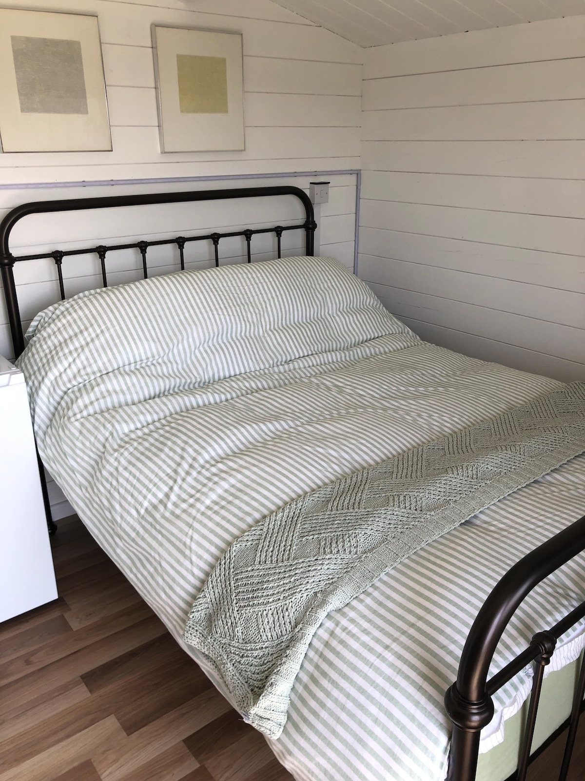 Bed in a posh shed