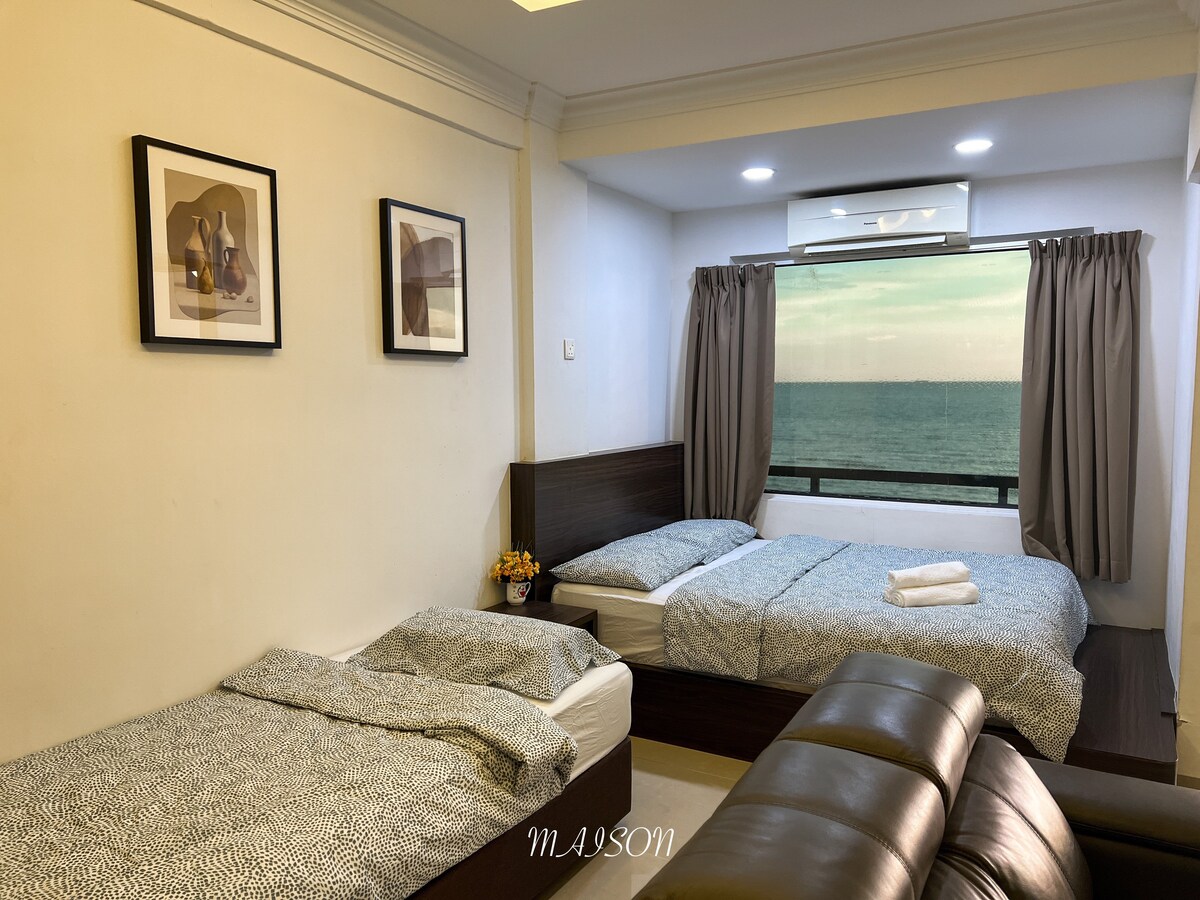 Corus Jimat海景2卧室公寓（ 5人入住）