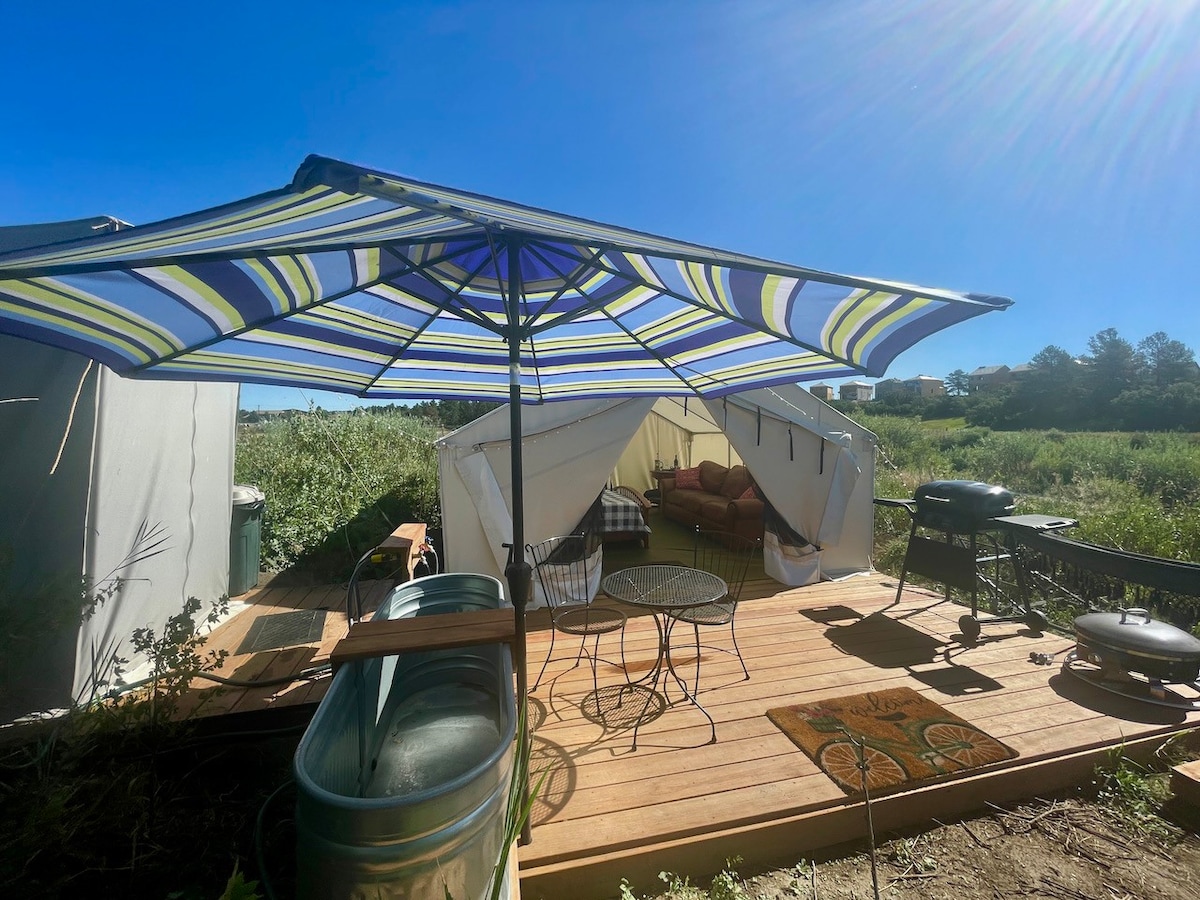 'Butterfly' Glamping Safari Tent | Creekside