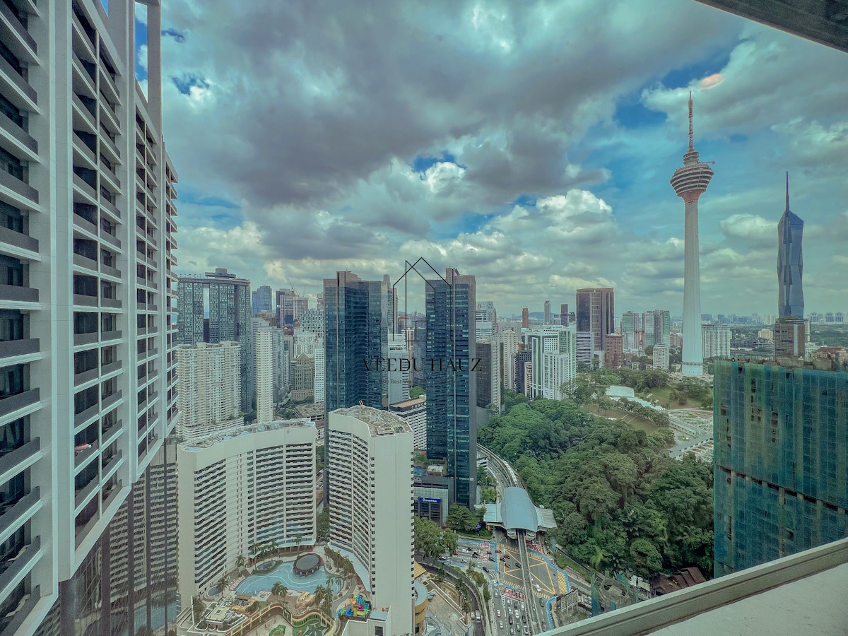 KL tower View@ 5 Mins TO KLCC [High Floor Bathtub]