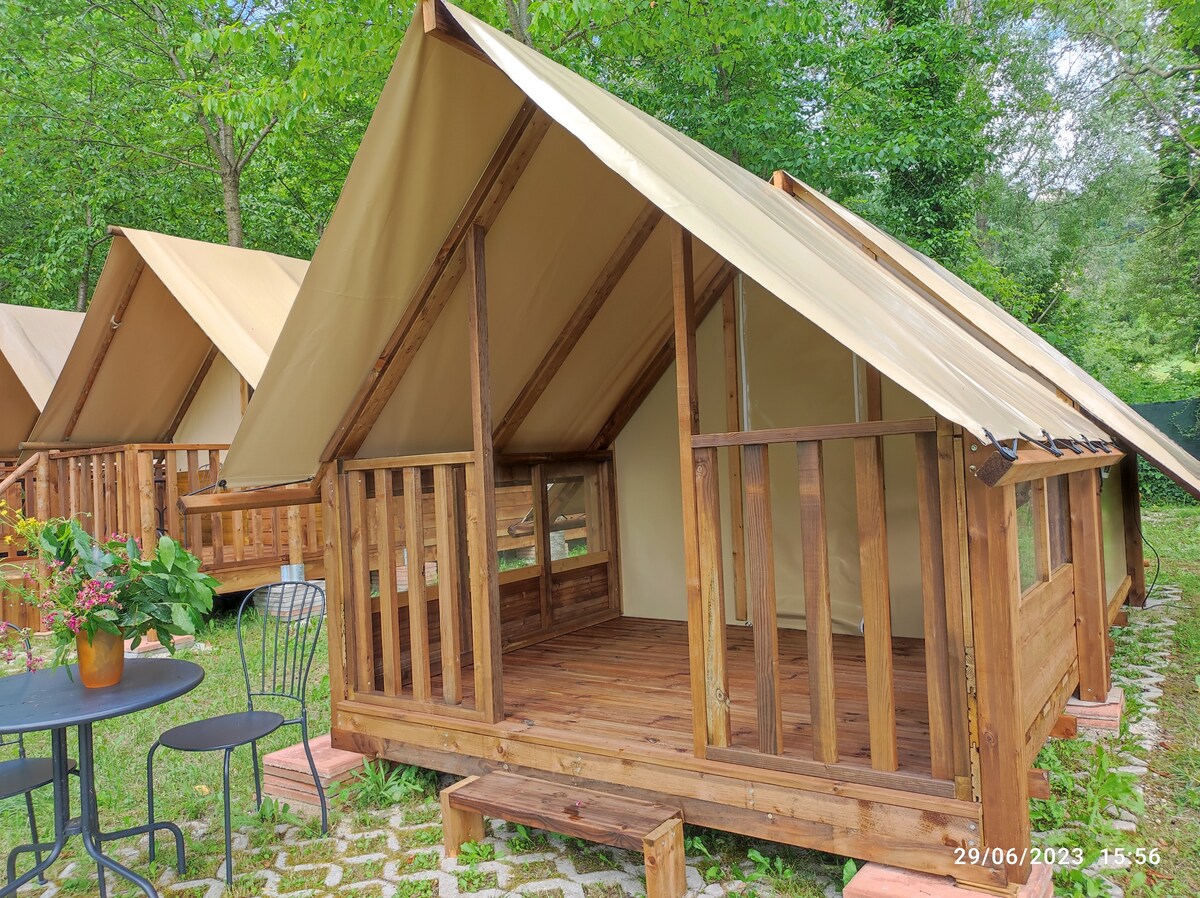 Glamping-Tenda Lodge-Cyclò Tente