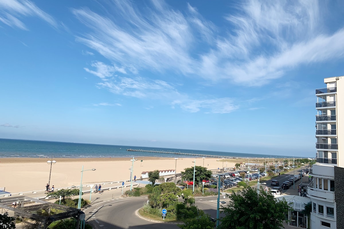 Magnifique vue sur Plage et Océan, proche shopping