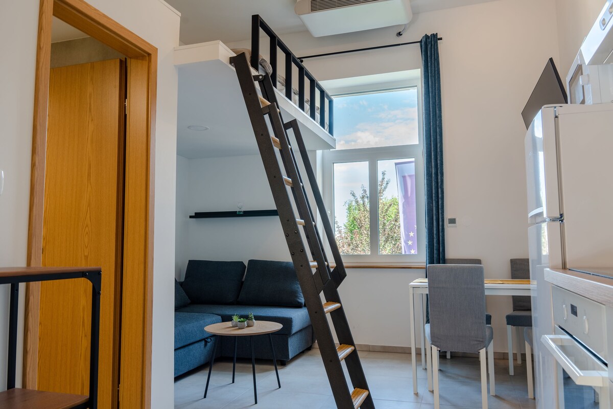 Studio Apartment Trg 3 with two Loft Beds