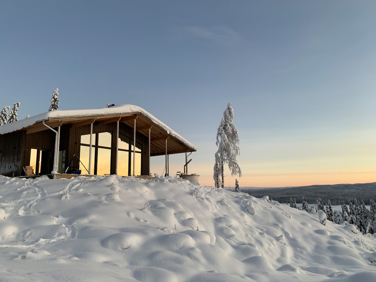 Fjällstuga i Borgafjäll.