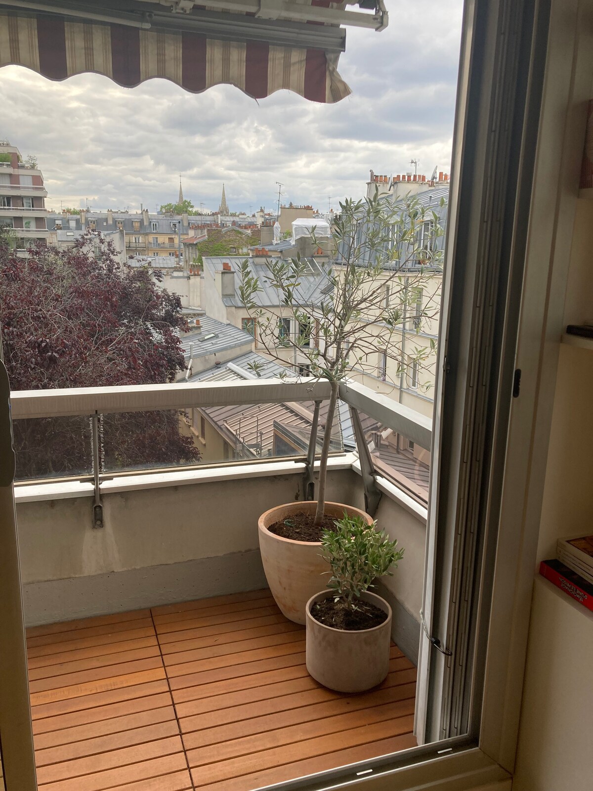 Bel appartement  avec vue sur les toits de Paris