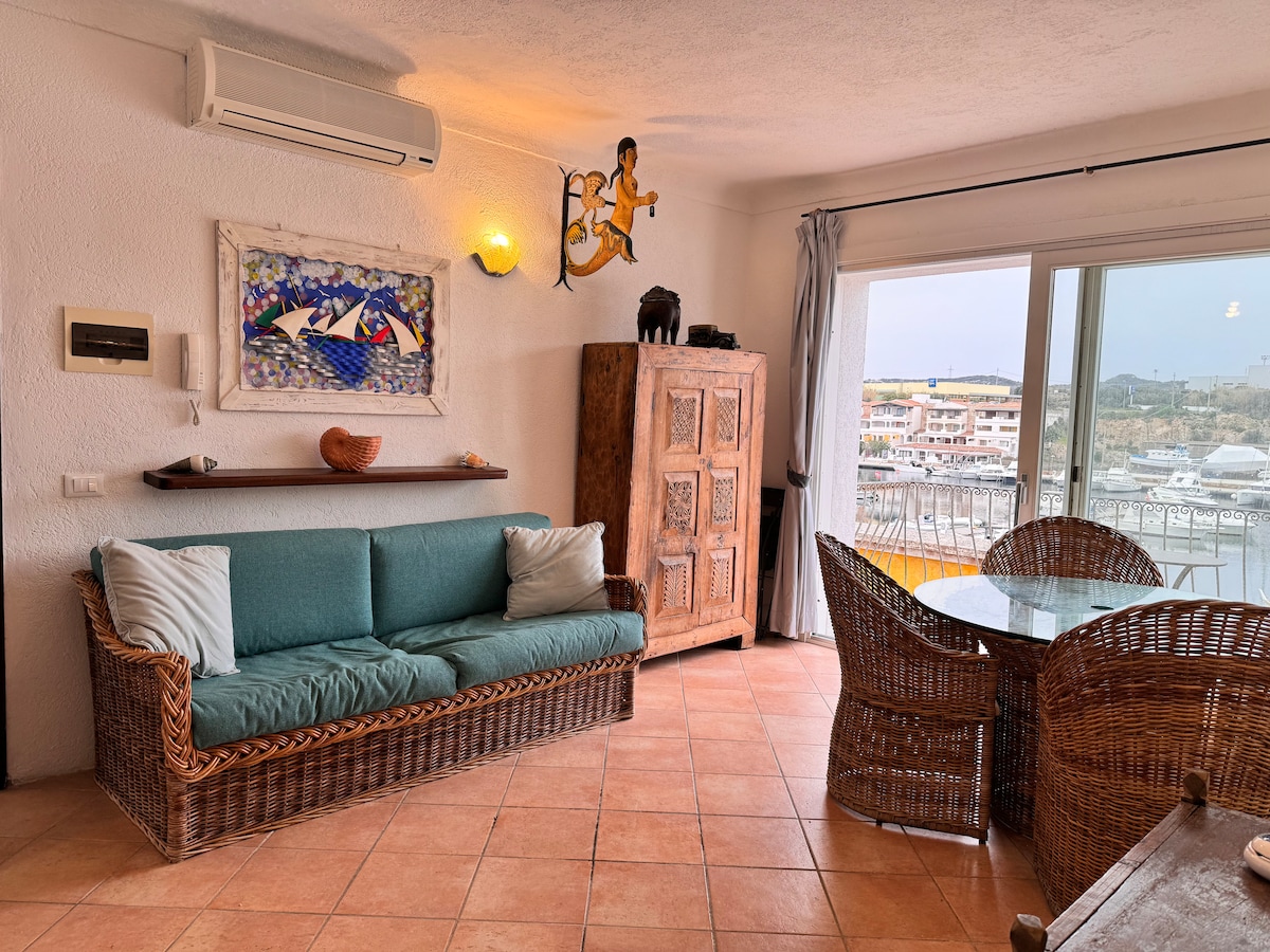 Panoramic terrace on the Strait of Bonifacio.