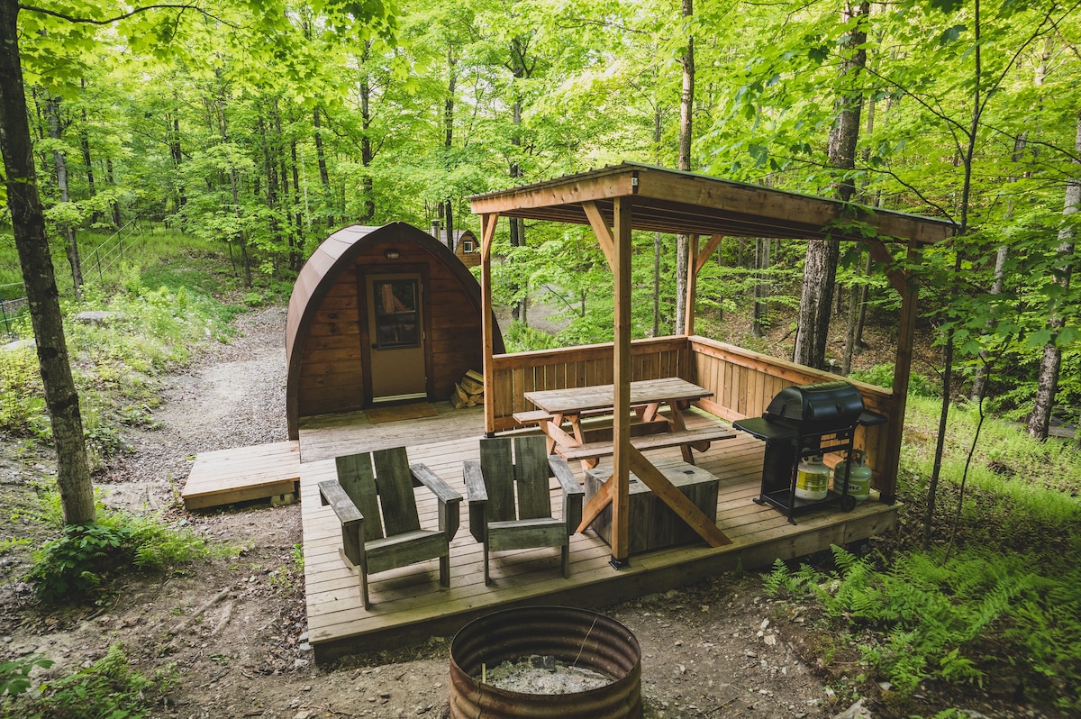 Tiny cabin in nature, Pet-friendly & teleworking