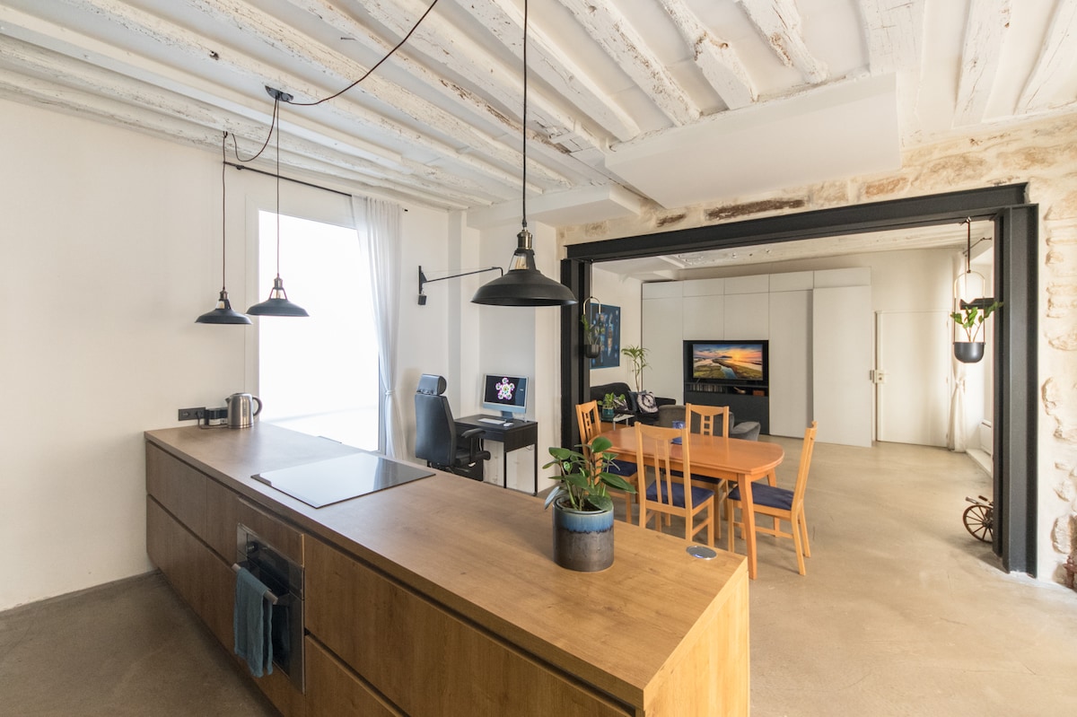 Loft en plein coeur de Paris