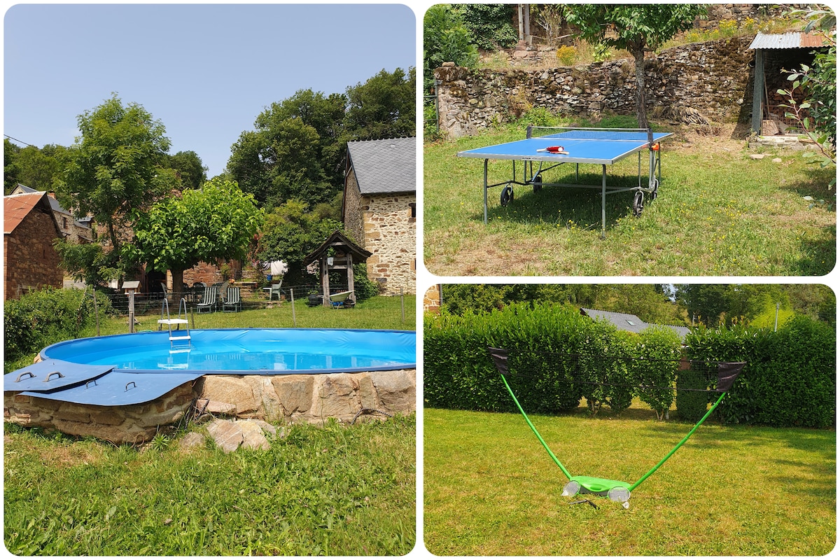 Scenic Barn Retreat: Explore and Relax in Aveyron