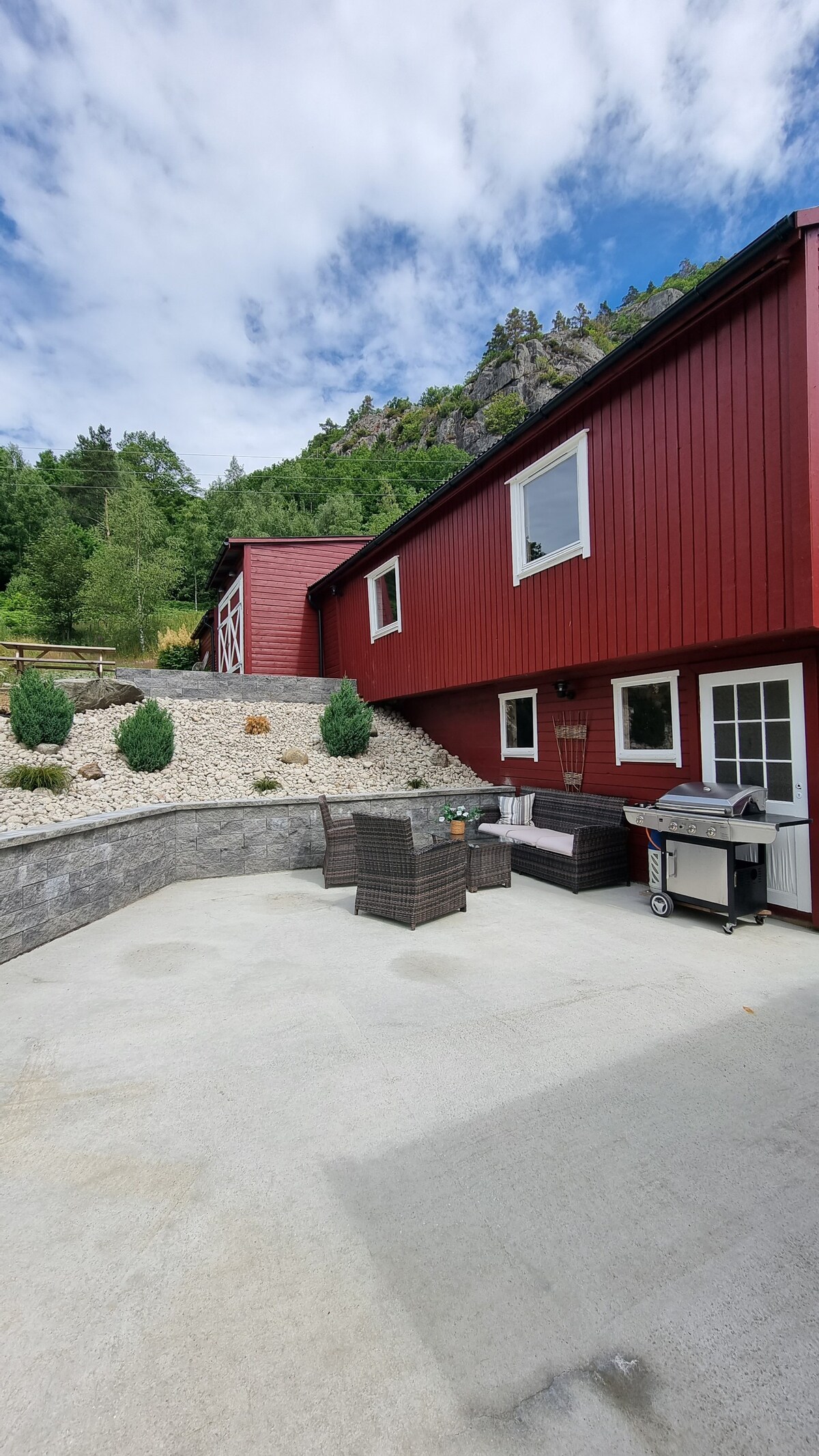 迷人的乡村房屋， Flekkefjord