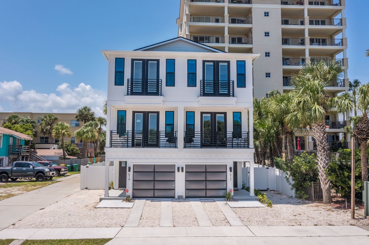 Beach Oasis Duplex | Oceanfront Luxe