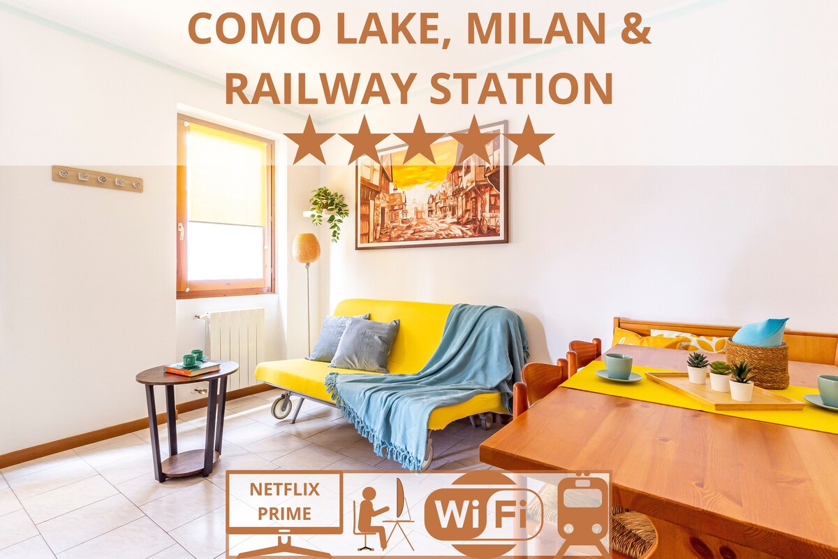 Como Lake, Milan & Railway - Self ck-in & access