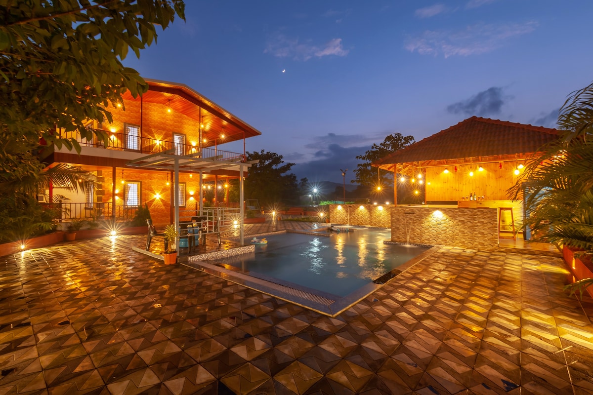 Luxury 4 BHK Private Pool Villa in Karjat