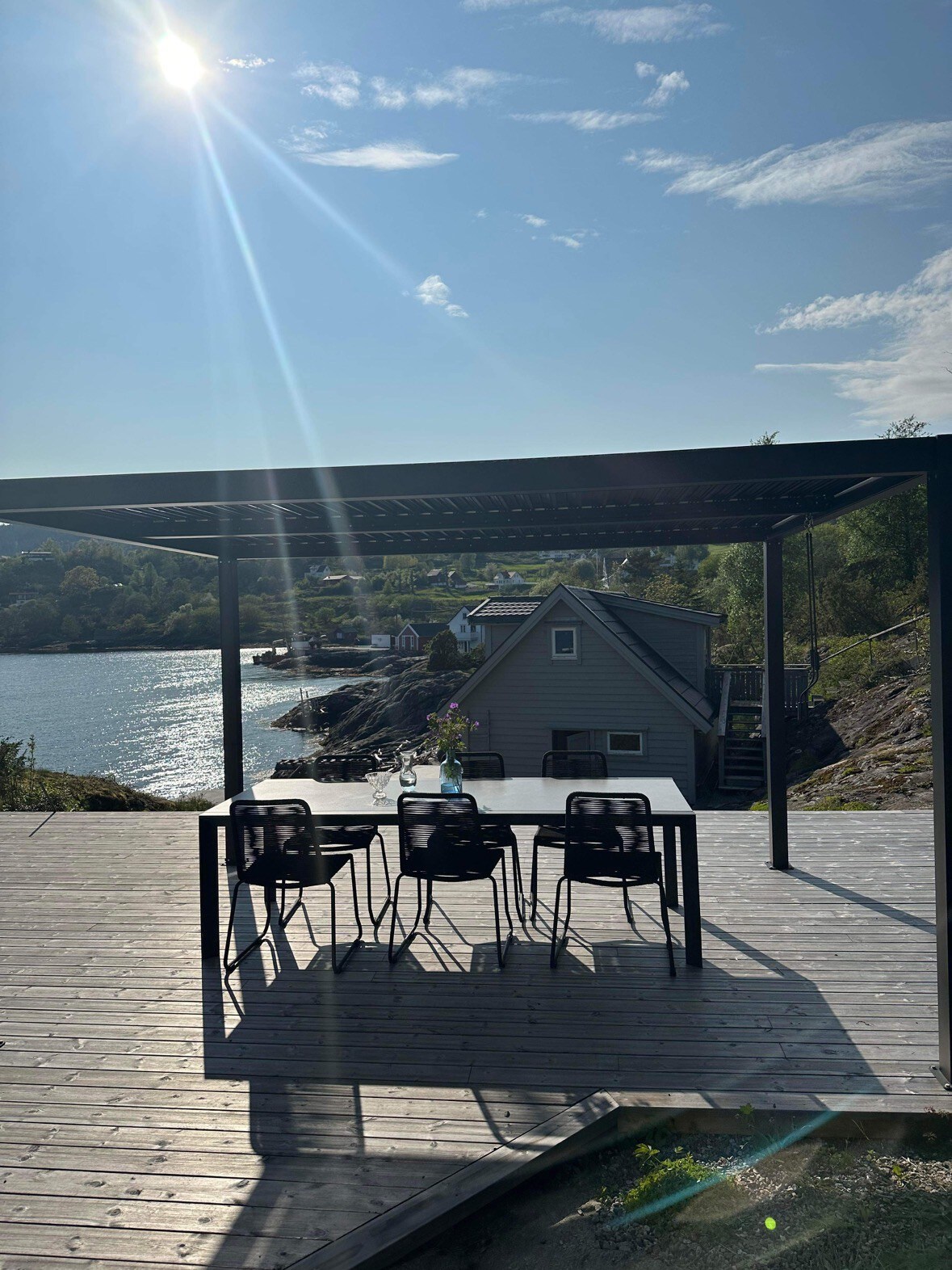 Hytte ved vakre Osterfjorden