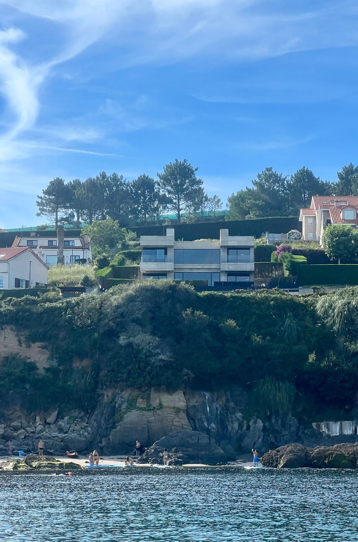 Balcón sobre el mar, casa diseño en Mera, Galicia