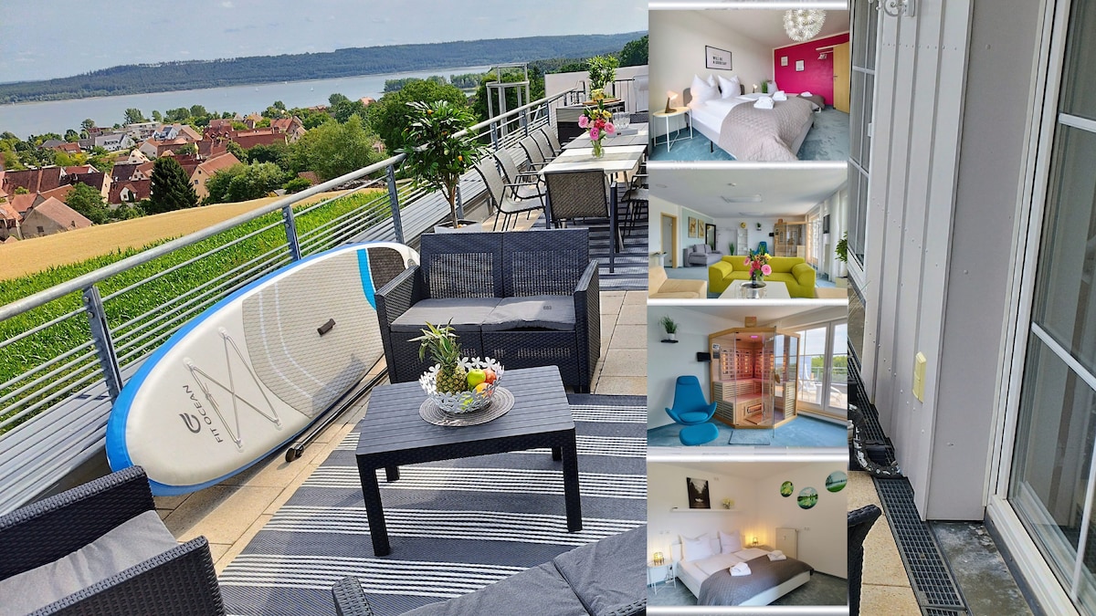 Penthouse for 12|30 min to Nuremberg| Sauna|Grill