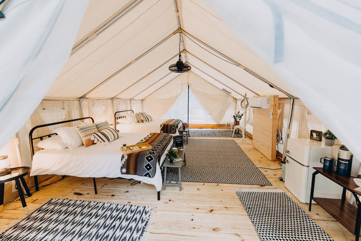 Luxury Glamping | Lake | Talledega | Fire Pit