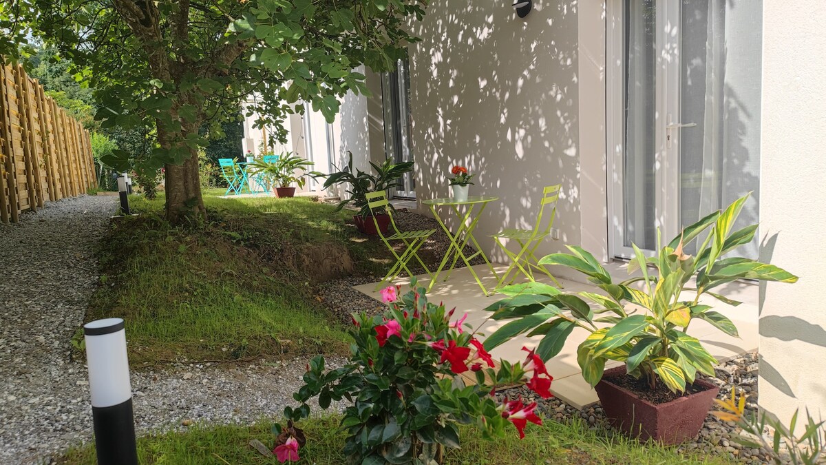 Les Treilles de Salies, spa sauna. Chambre Nature