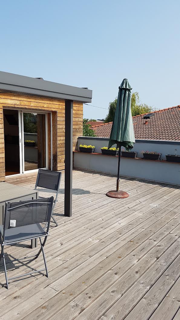 Appart avec terrasse 20 minutes centre Toulouse