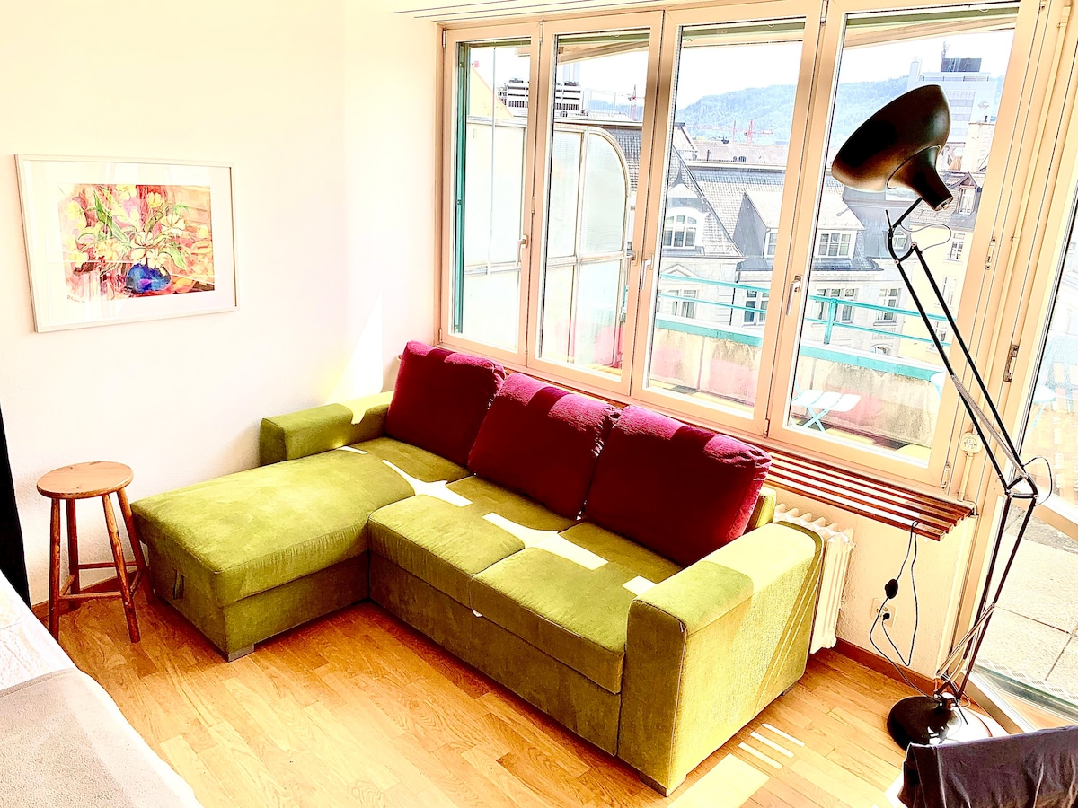 City center Flat in Zurich Downtown with Balcony B