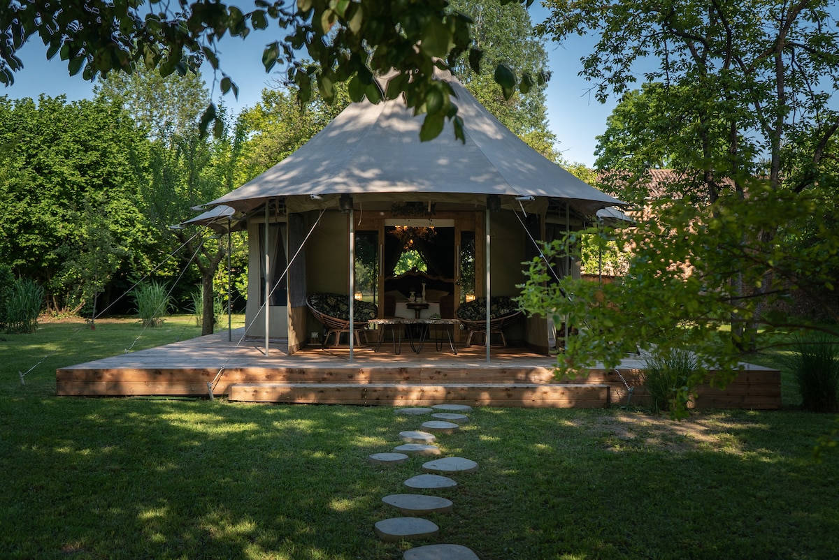 Tenda DeLuxe Ortensia - Glamping Canonici