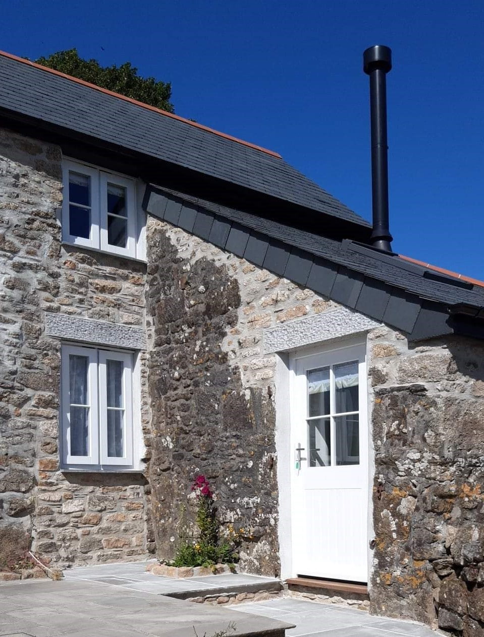 Cosy restored hillside farmstead