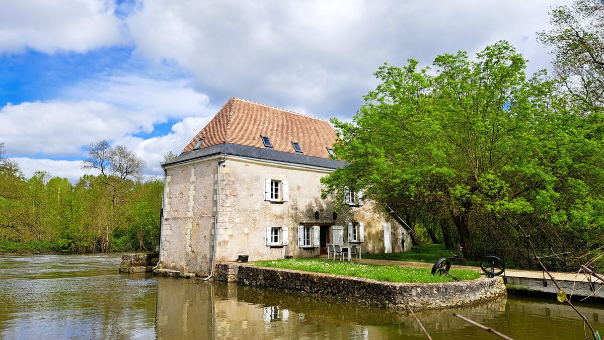 Moulin de charme Touraine #insolite #nature