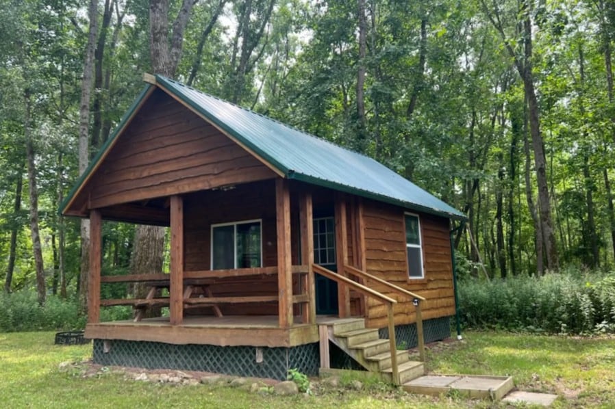 Over The River Though The Woods Rustic Cabin #1