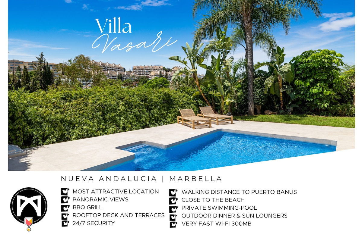 Vacation Marbella Villa I 5BDR, Pool, Rooftop