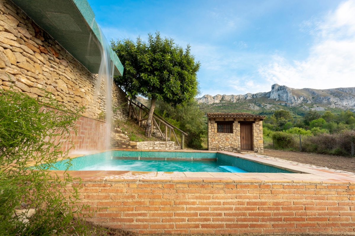 Cabaña en la montaña