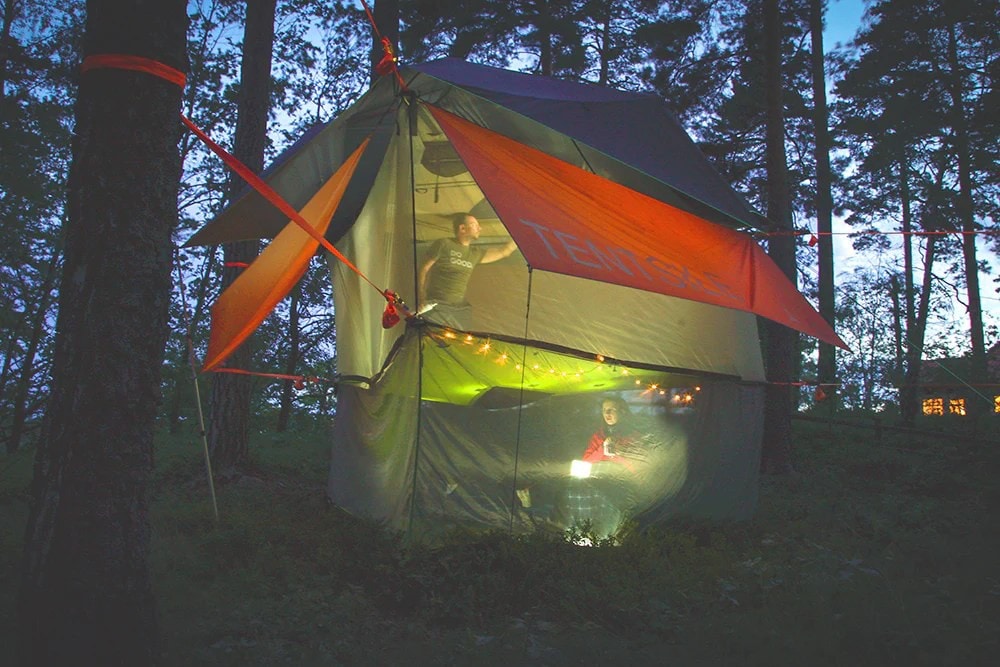 Rahajärvi吊床露营- Tentile Tree Tentile Tent Stack