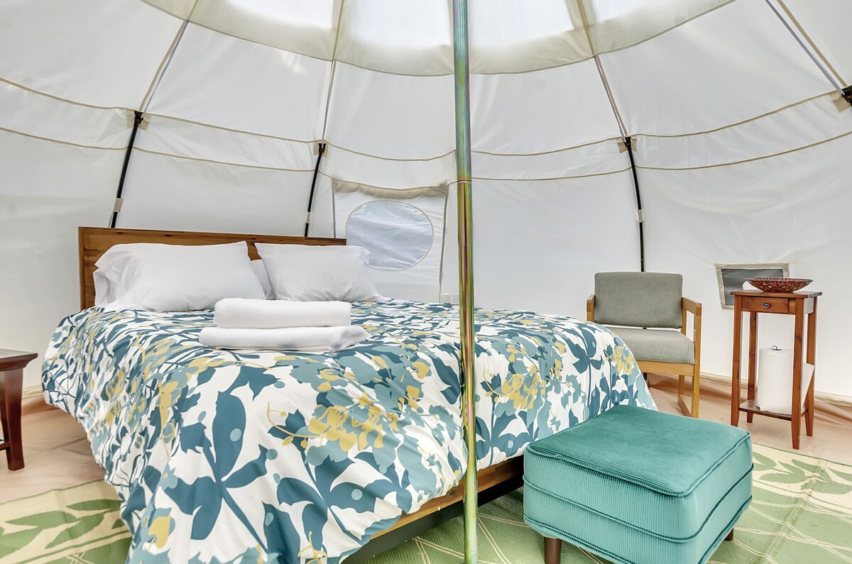 Cabin and Glamping Tent