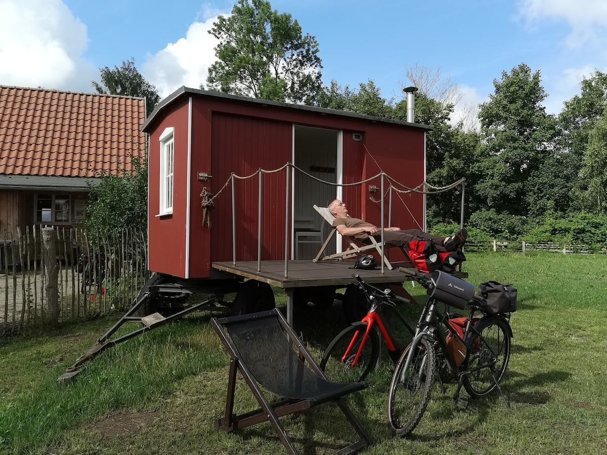 Bed & Breakfast im Radwagen